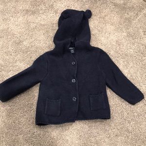 Baby Gap button down sweater with ears